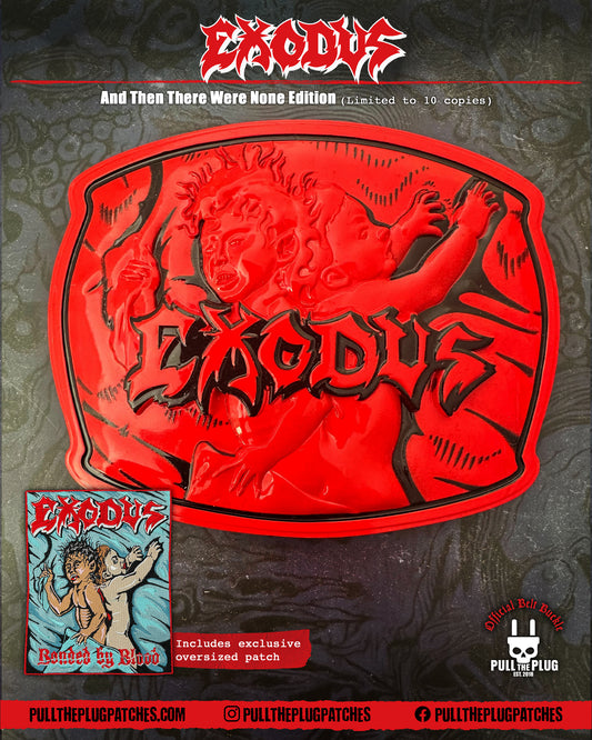 Exodus - Bonded By Blood Belt Buckle - And Then There Were None Edition