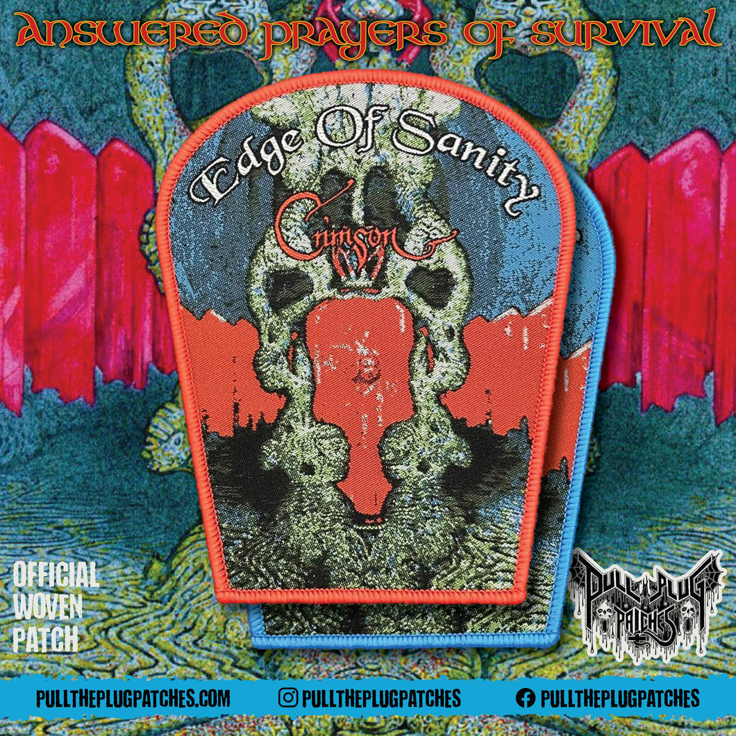Edge of Sanity Crimson Pull The Plug Patches