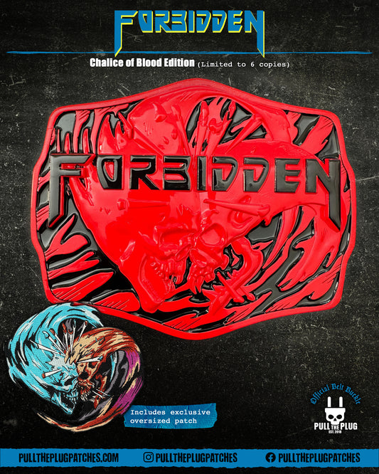 Forbidden - Forbidden Evil Belt Buckle - Chalice Of Blood Edition