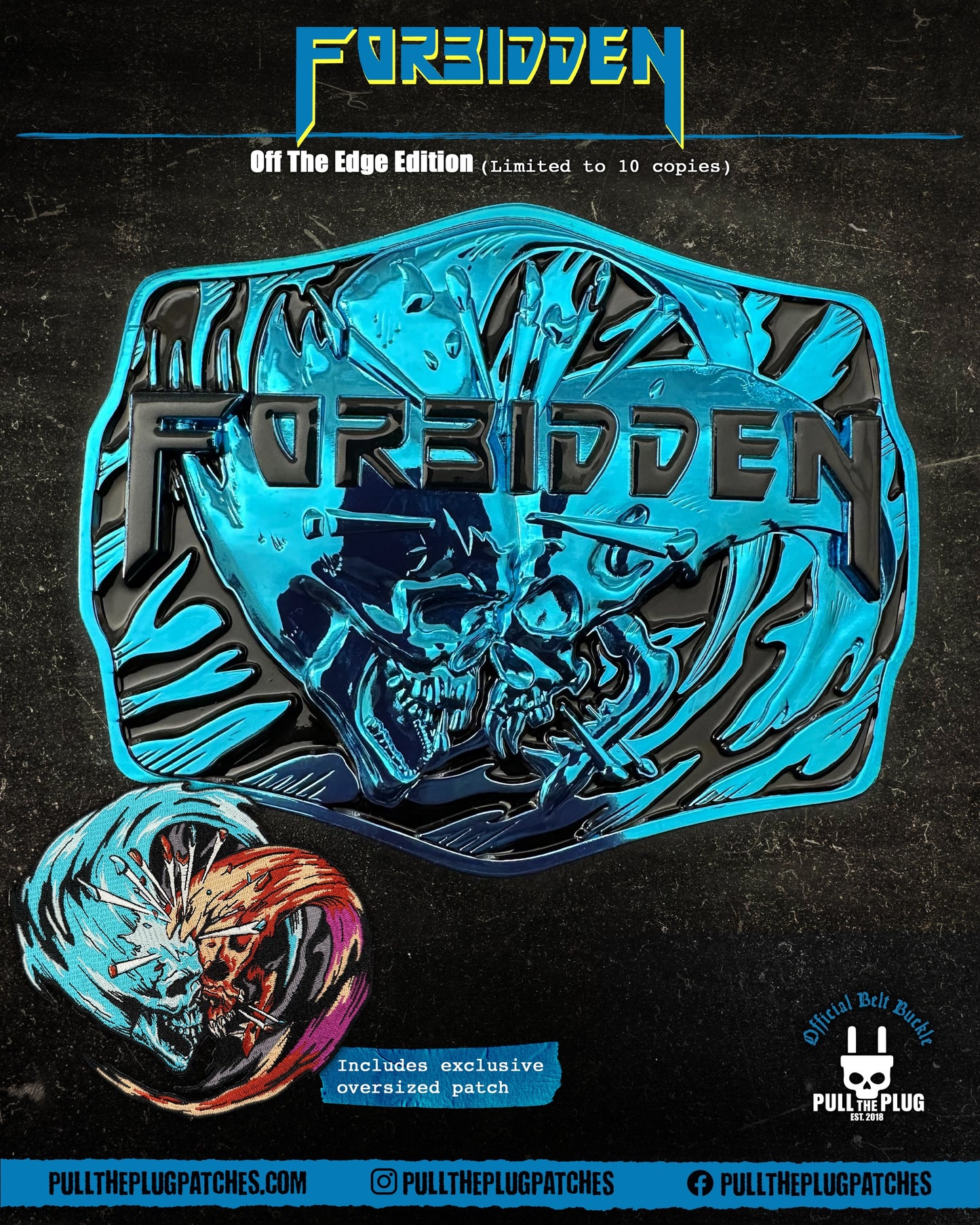 Forbidden - Forbidden Evil Belt Buckle - Off The Edge Edition
