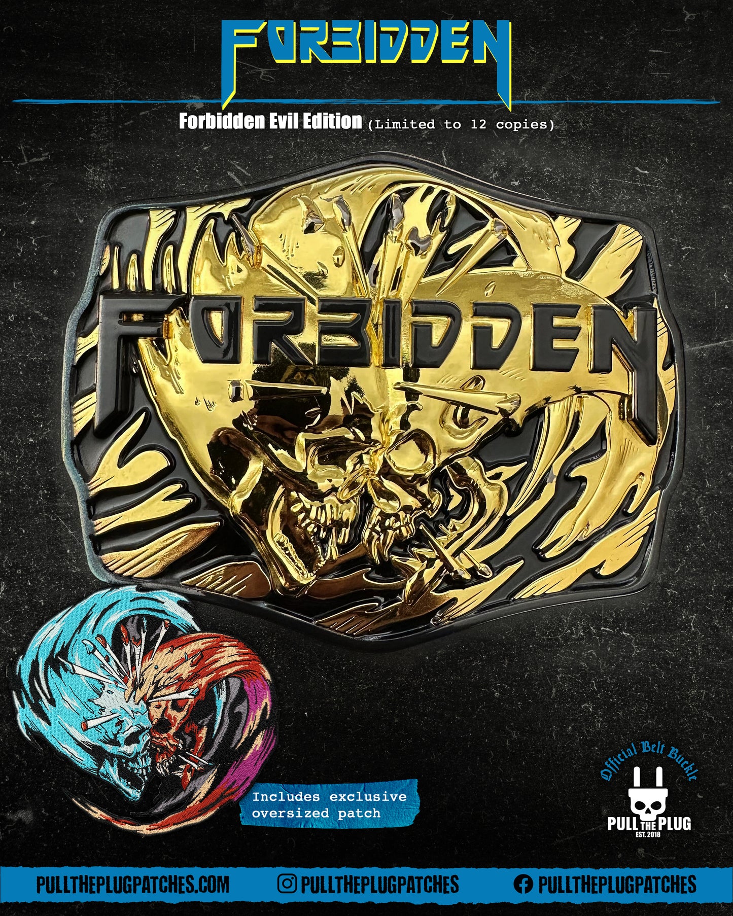 Forbidden - Forbidden Evil Belt Buckle - Forbidden Evil Edition