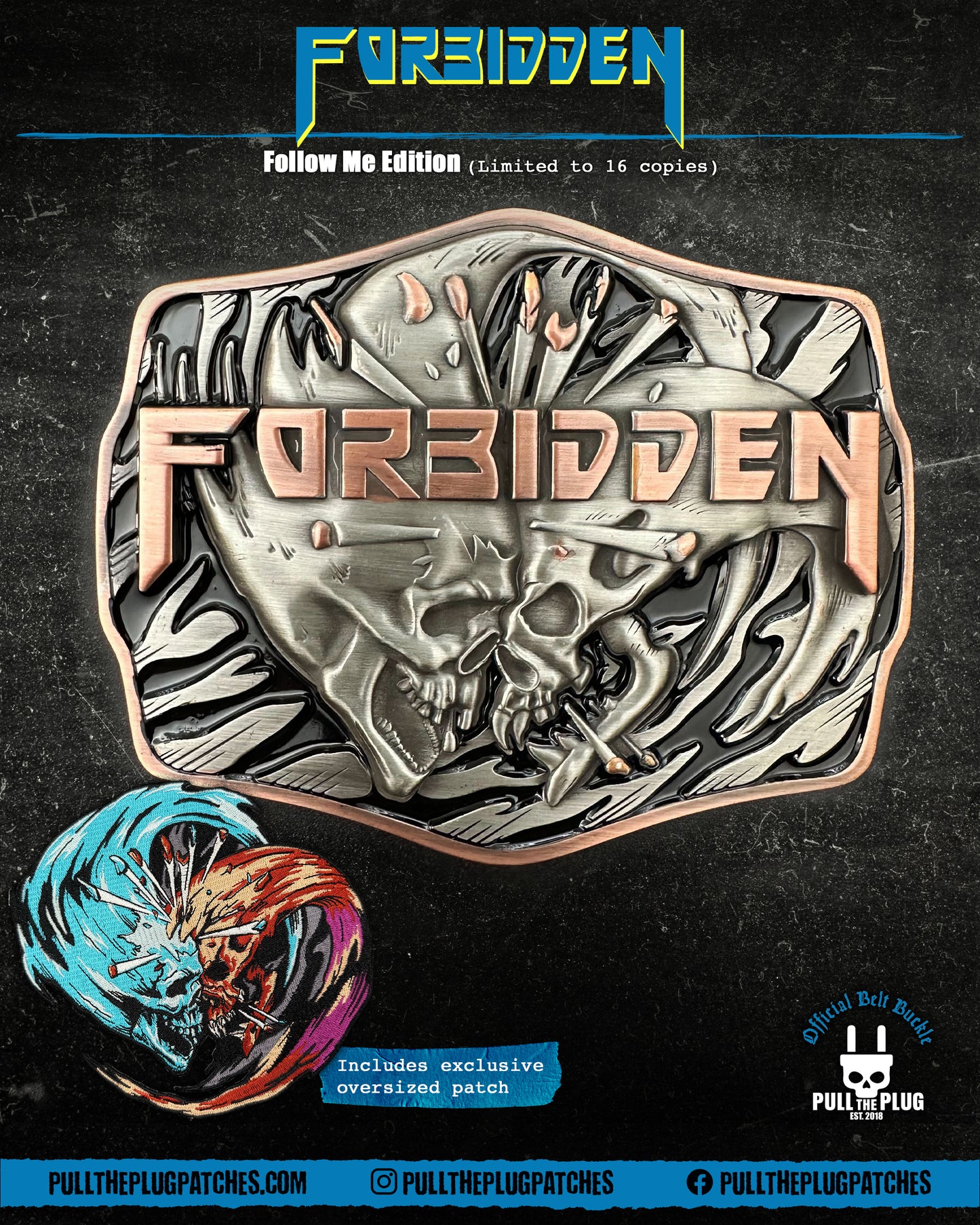 Forbidden - Forbidden Evil Belt Buckle - Follow Me Edition