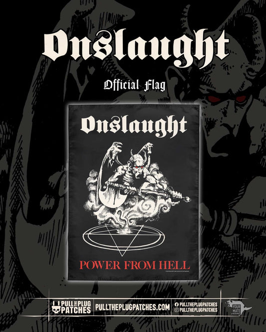 Onslaught - Power From Hell - Flag