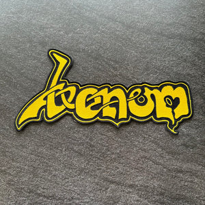 Venom - Orange - Embroidered Rocker Style Logo