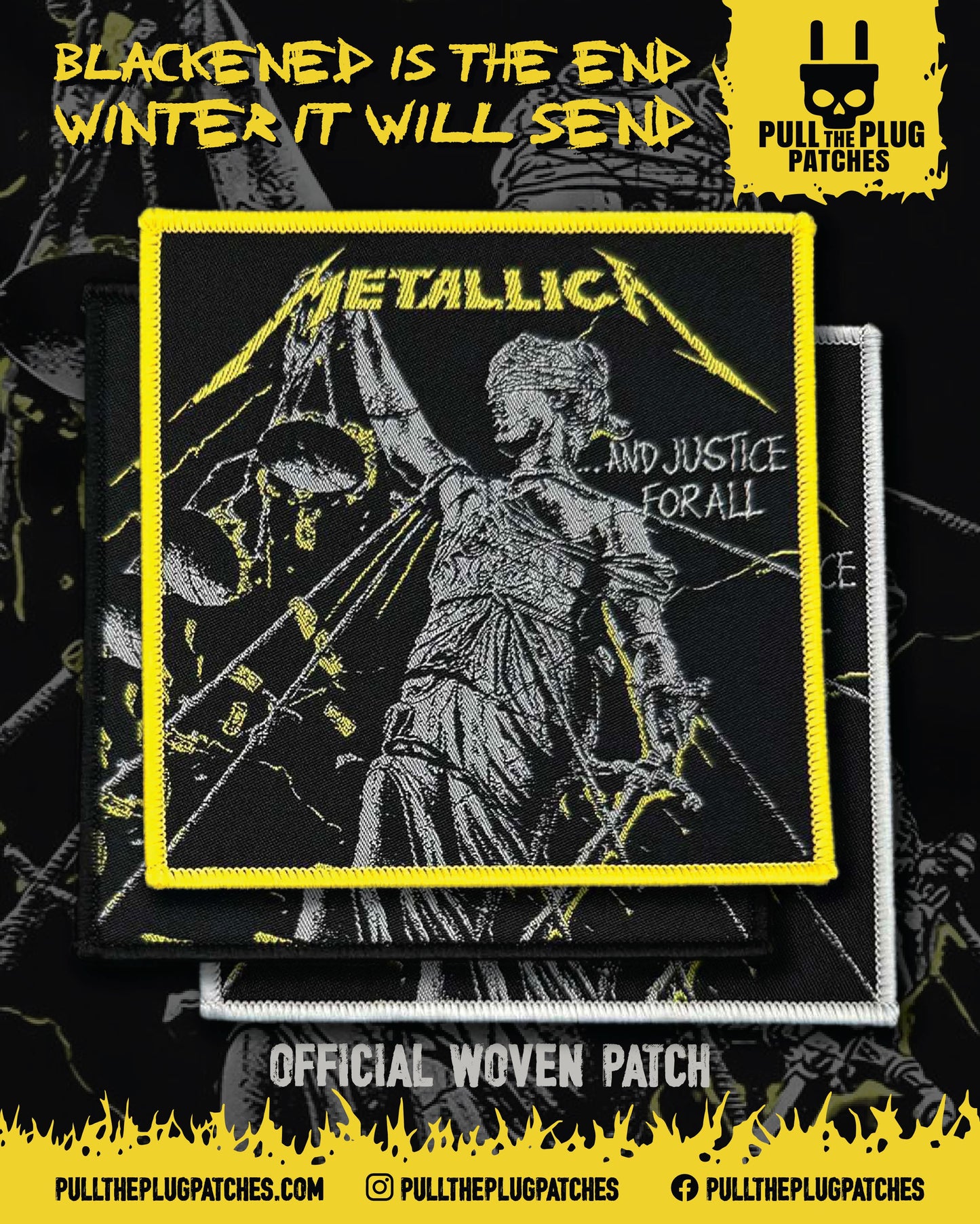 Metallica - ...and Justice for All -  Square Patch
