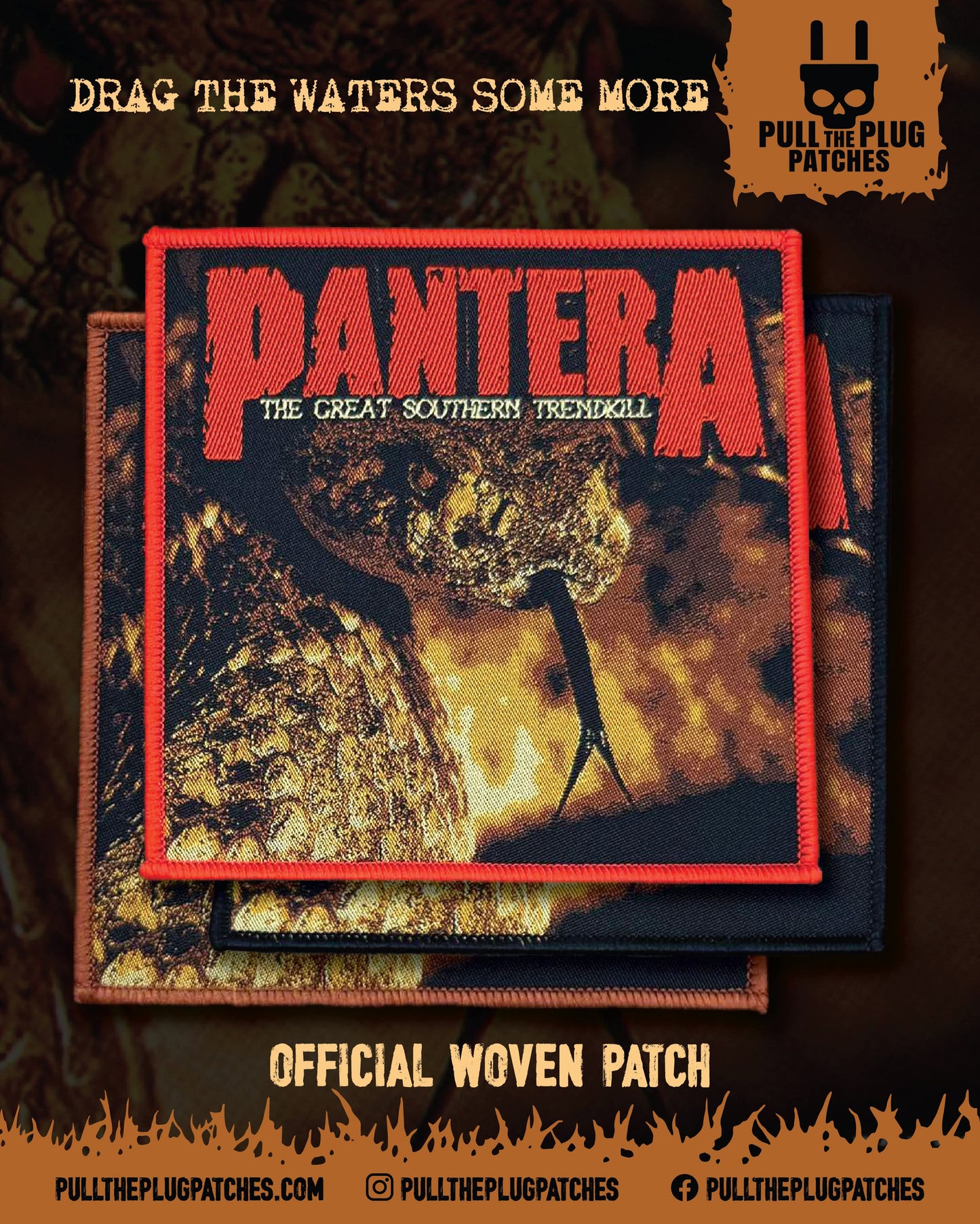 Pantera - The Great Southern Trendkill - Square Patch