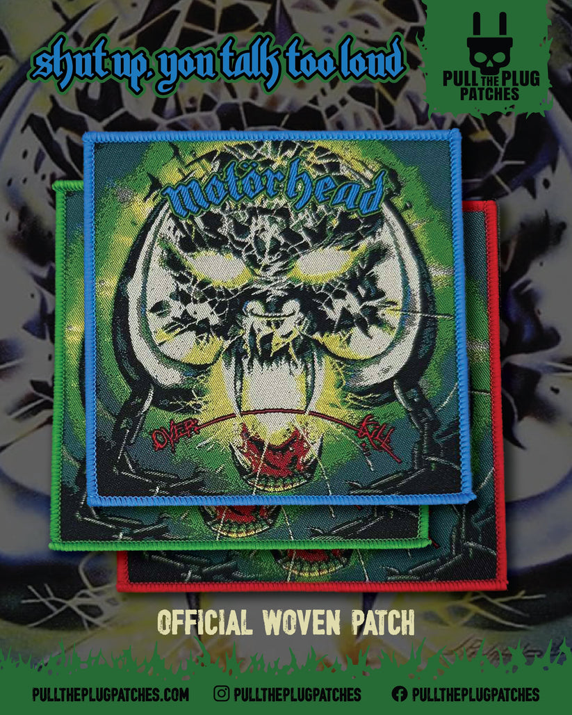 Motorhead - Overkill - Square Patch – Pull The Plug Patches