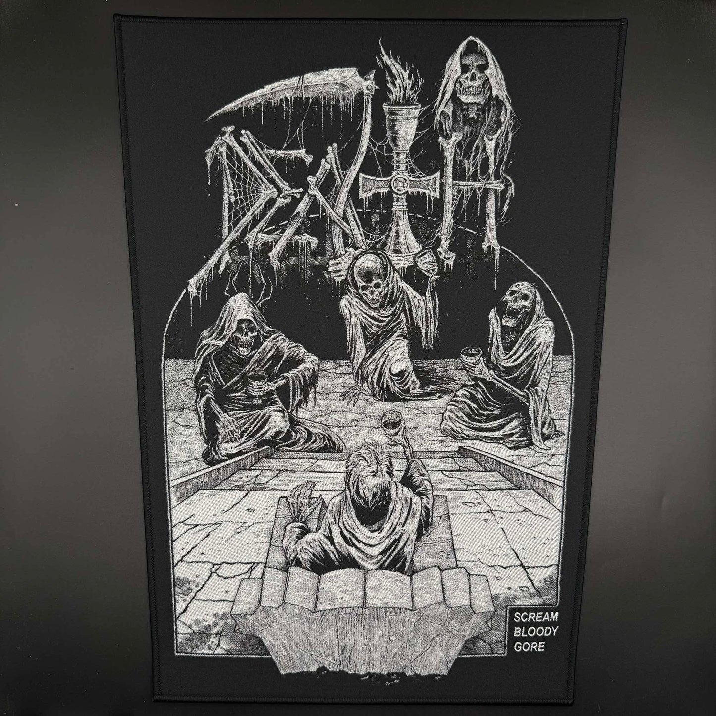 Death - Scream Bloody Gore x Riddickart 38th Anniversary - Backpatch (Limited Edition)