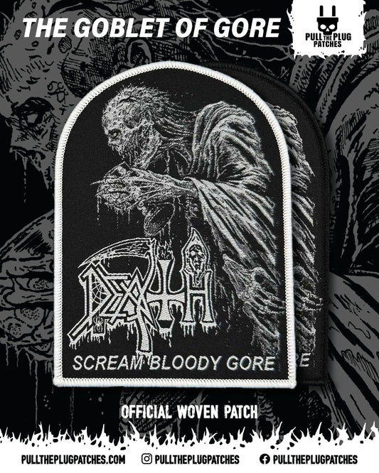 Death - Scream Bloody Gore x Riddickart 38th Anniversary (Right) - Patch (Limited Edition)