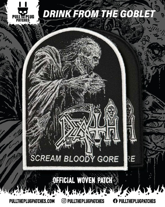 Death - Scream Bloody Gore x Riddickart 38th Anniversary (Left) - Patch (Limited Edition)