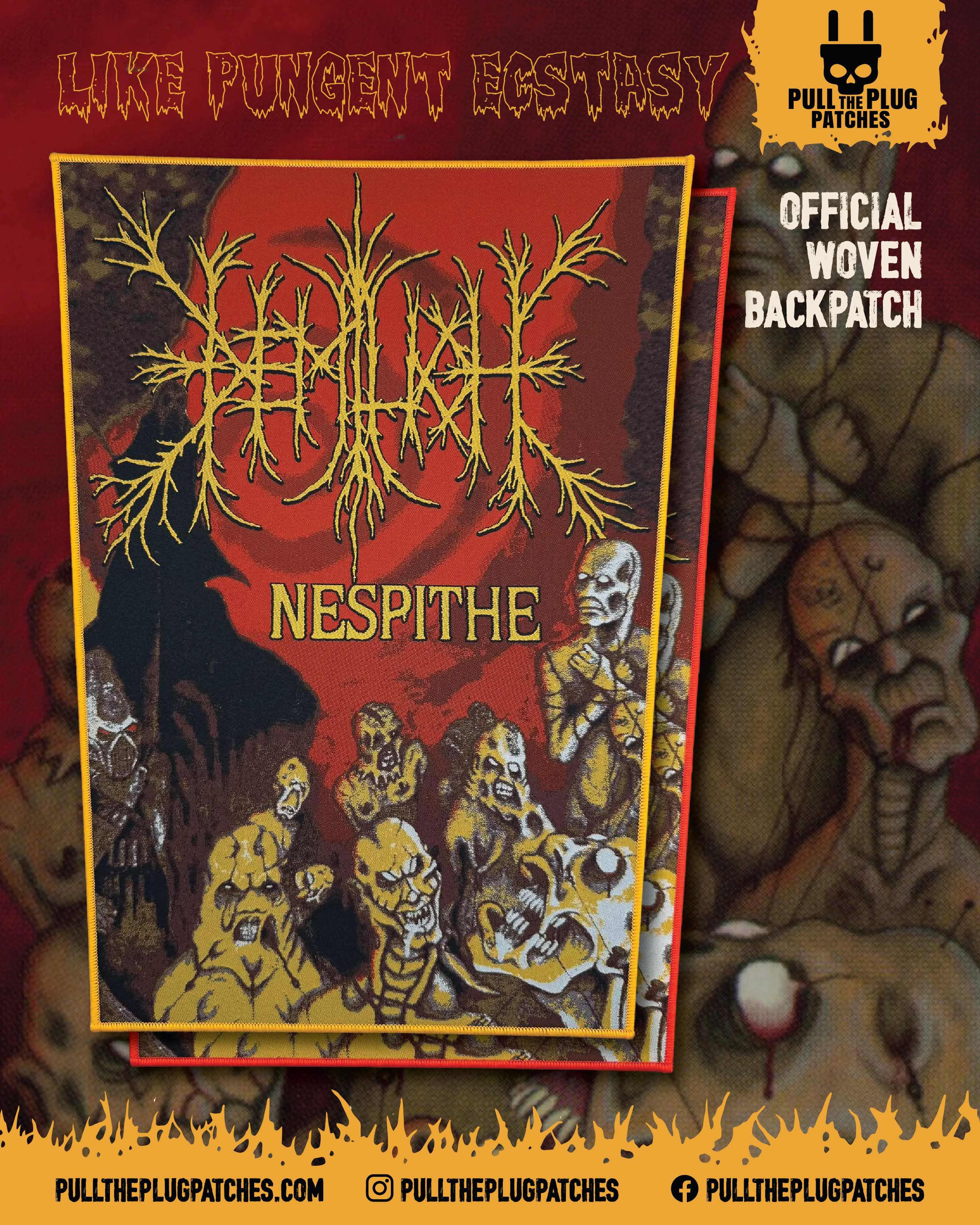 Demilich - Nespithe - Backpatch – Pull The Plug Patches