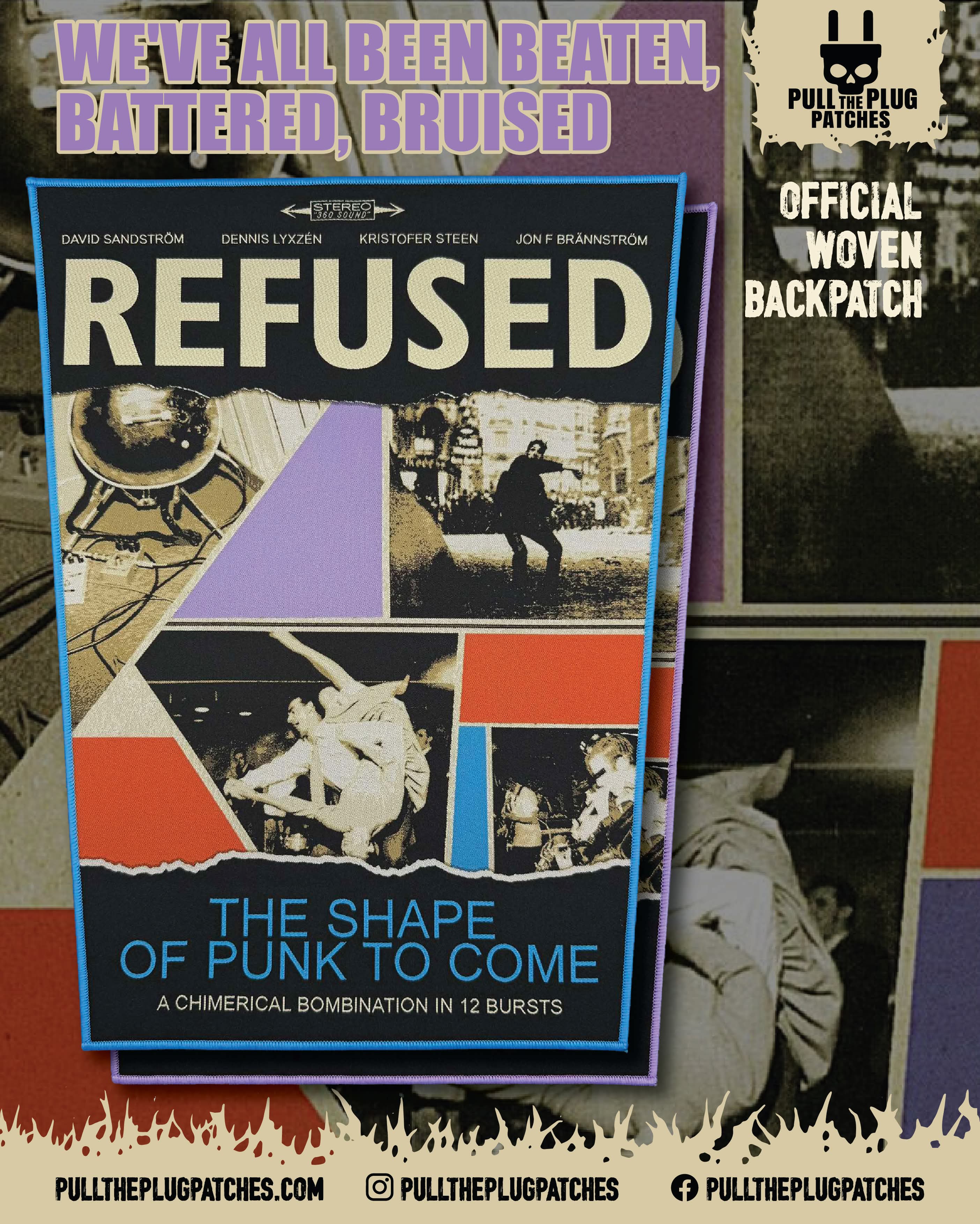 Refused - The Shape Of Punk To Come - Backpatch – Pull The Plug