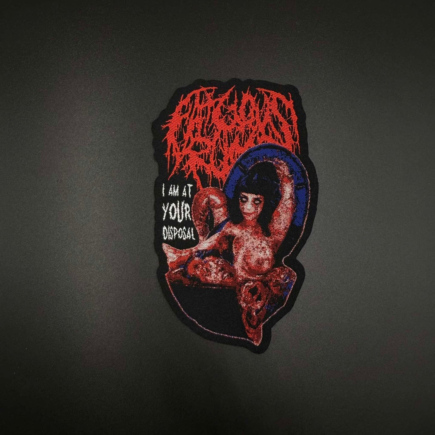 Fatuous Rump - I Am at Your Disposal - Laser Cut Patch
