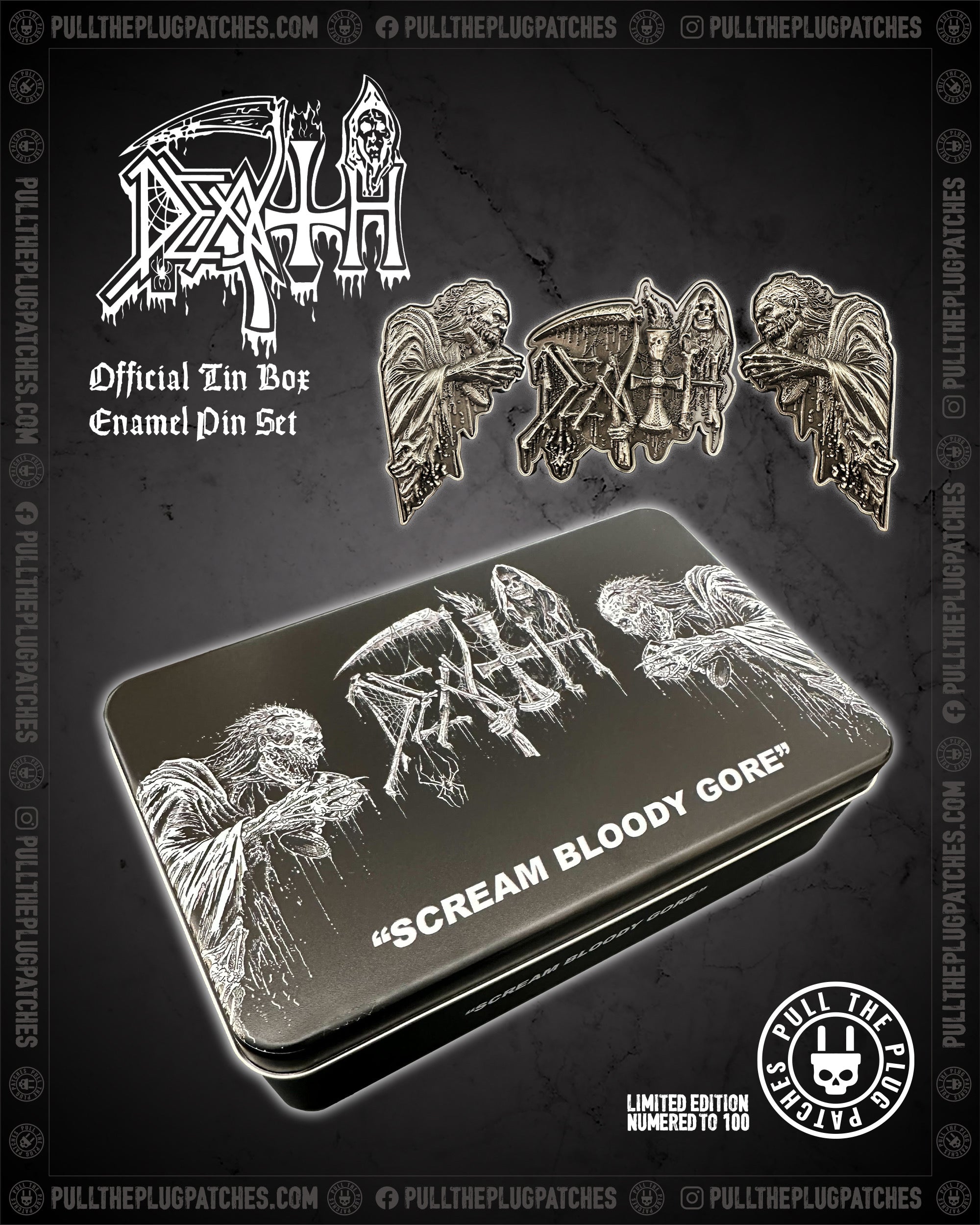 Pin Box Sets – Pull The Plug Patches