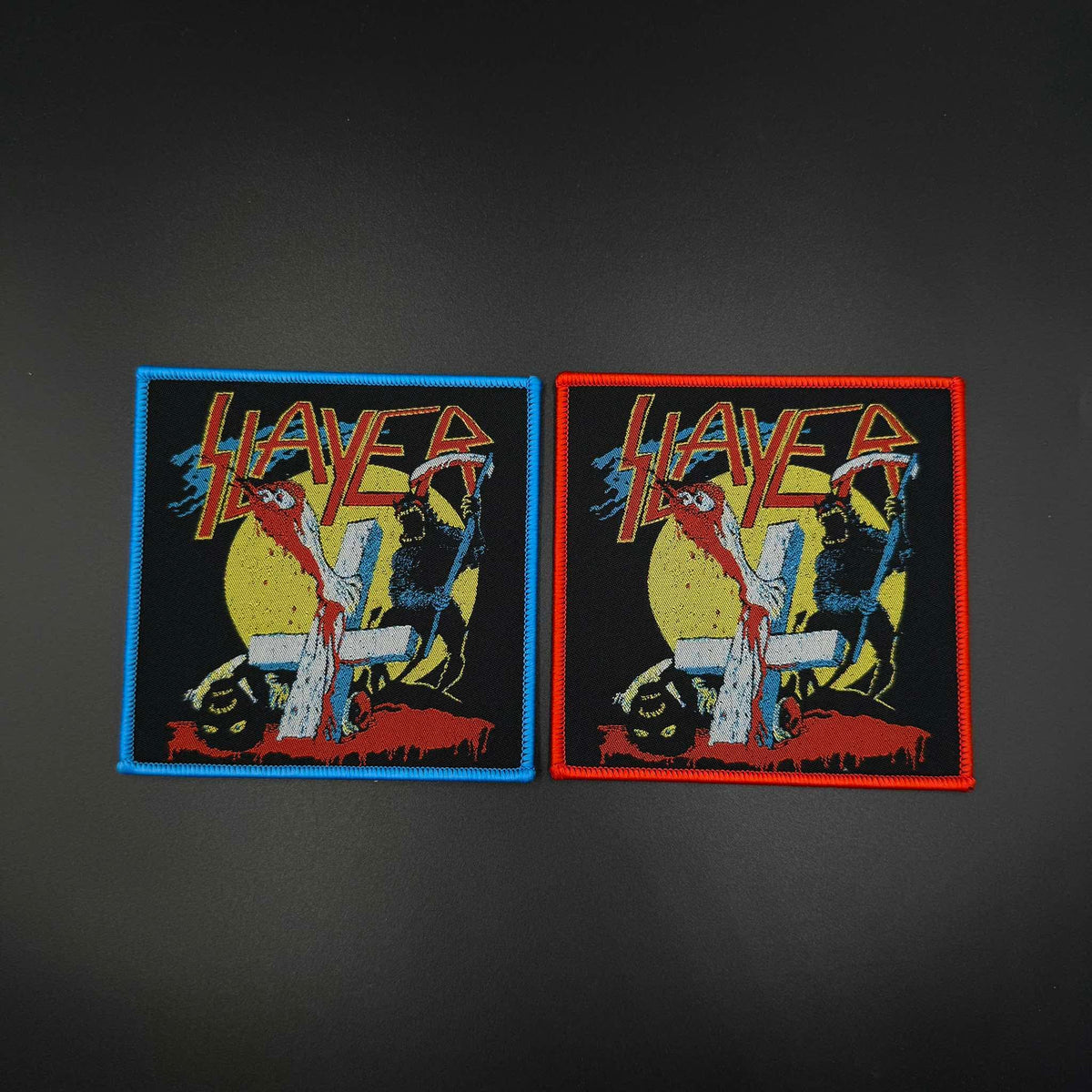 Slayer Inverted Cross Slayer - Inverted Cross - Square Patch – Pull The Plug Patches