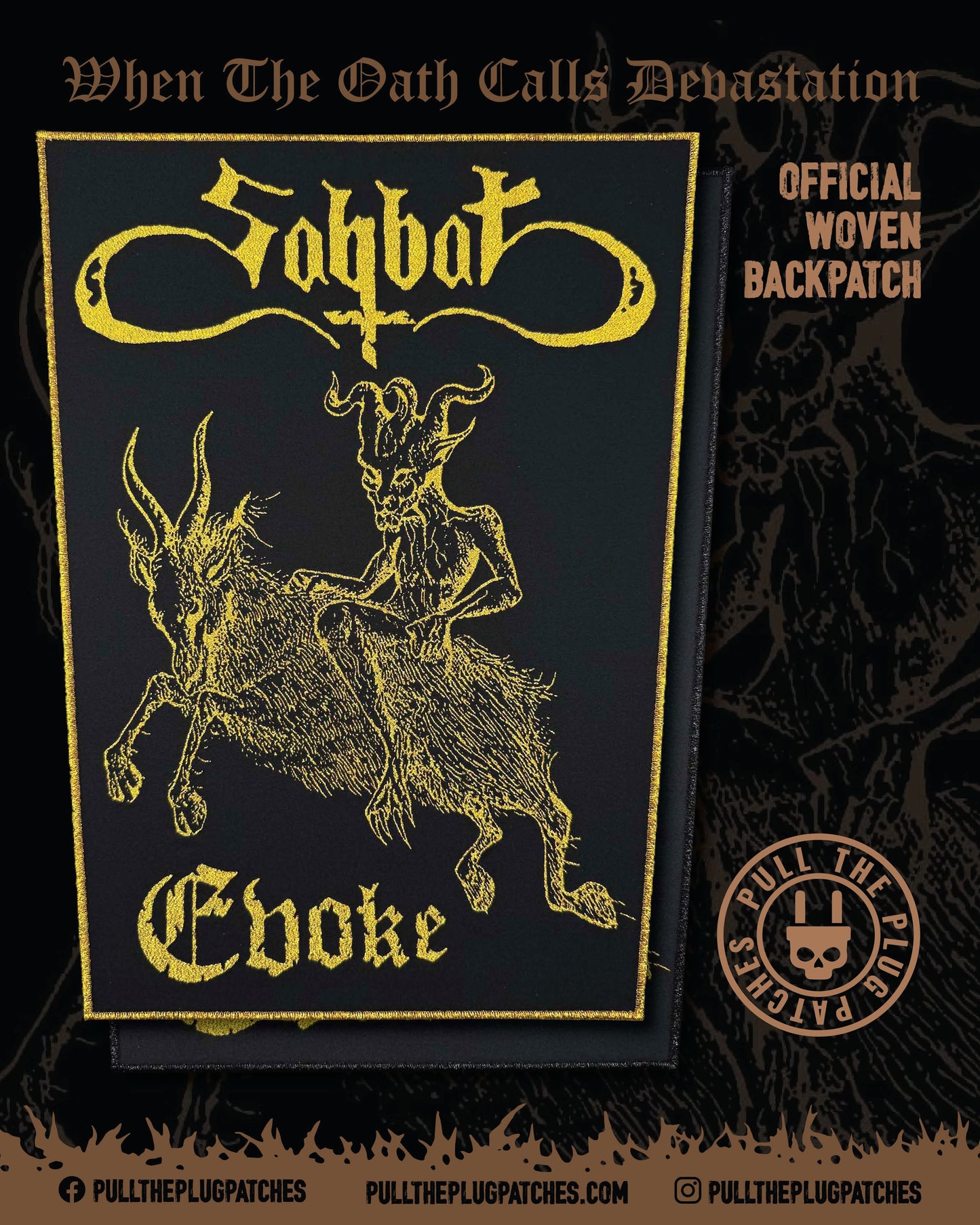 Sabbat - Evoke - Backpatch