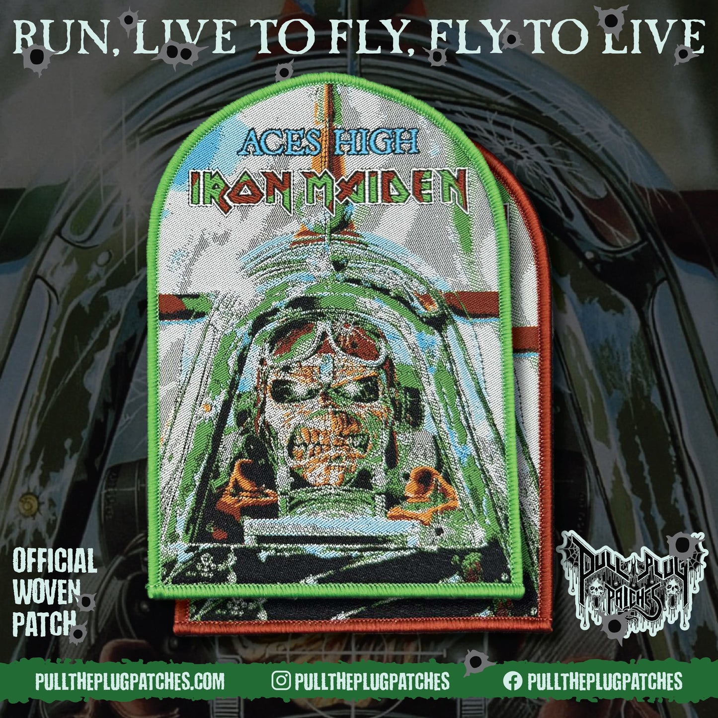 Iron Maiden - Aces High - Patch