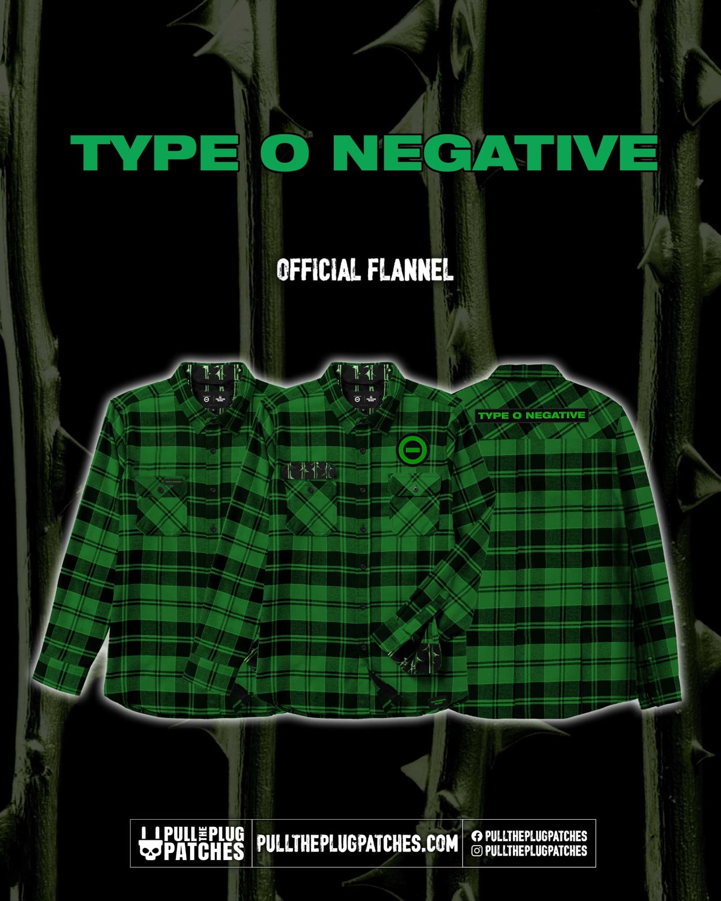 Type O Negative - October Rust - Flannel Shirt