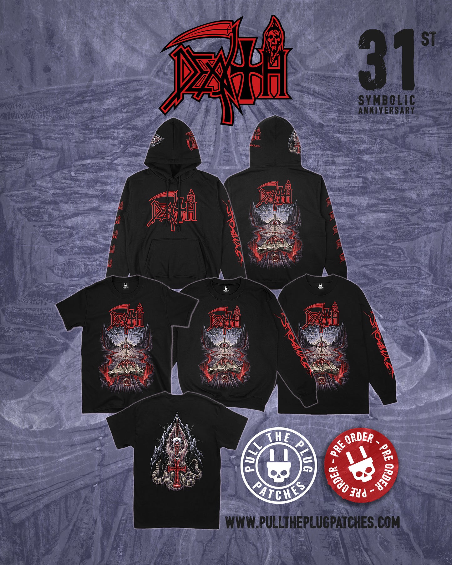Death - Symbolic x Exclusive Noah Cutter Meihoff Art - Crewneck Sweater