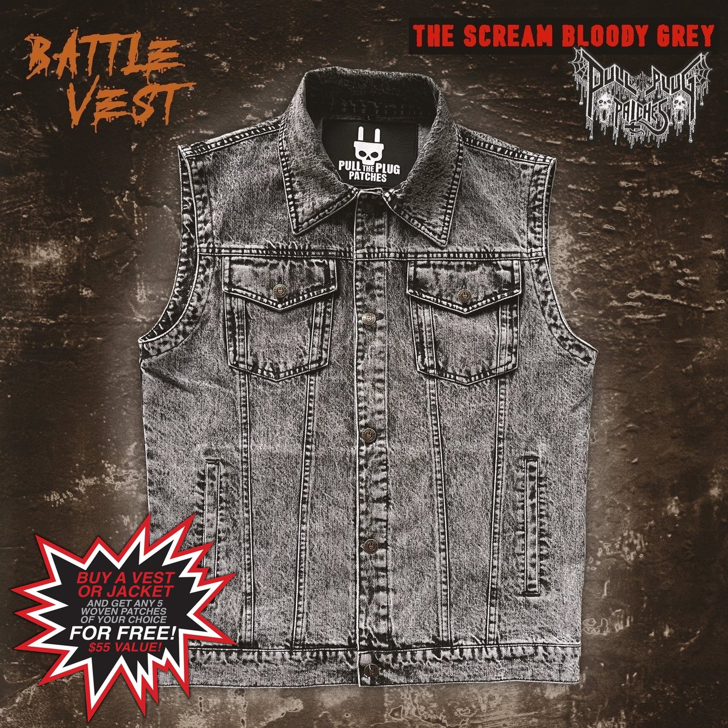The Scream Bloody Grey - Vest