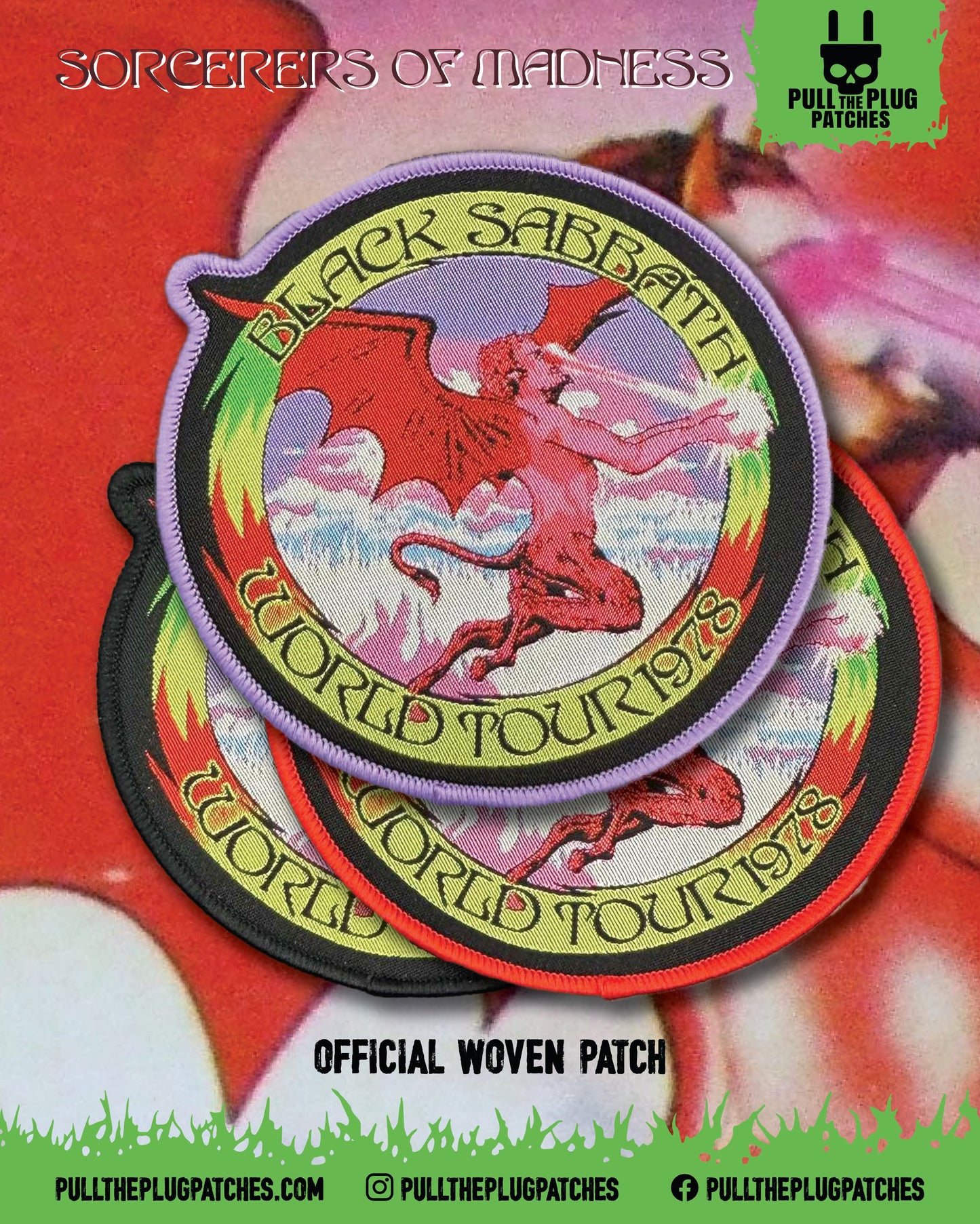 Black Sabbath - World Tour - Patch