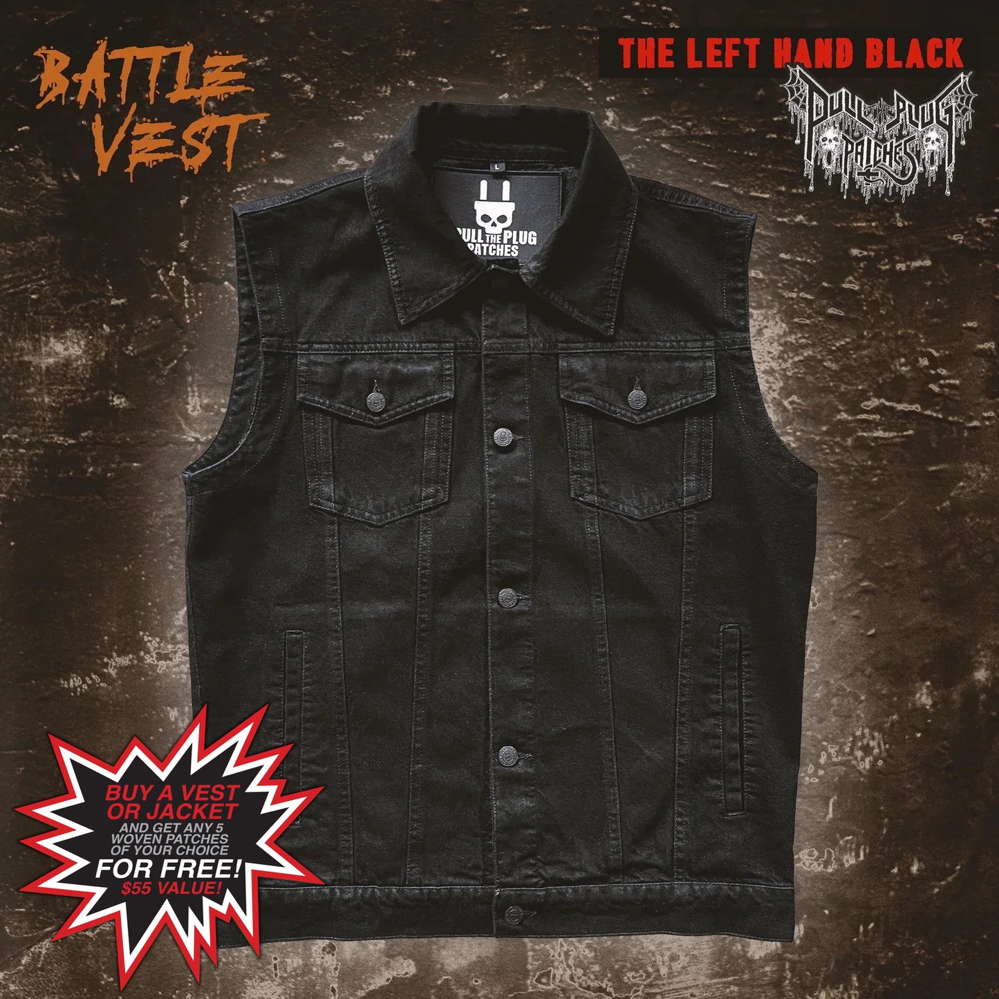 The Left Hand Black - Vest