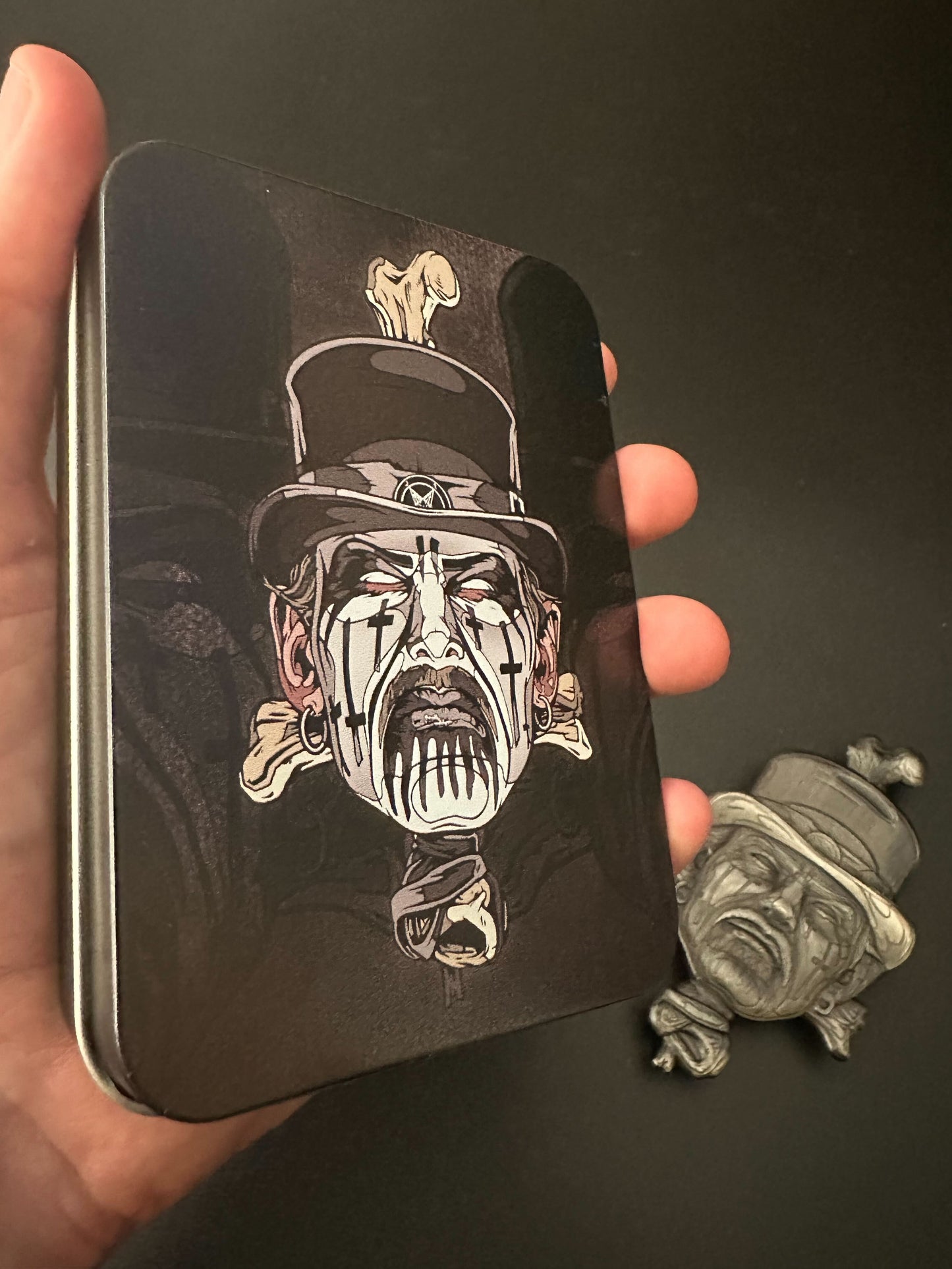 King Diamond - King Diamond - Deluxe Pin in Tin Box (4 Inch Pin)
