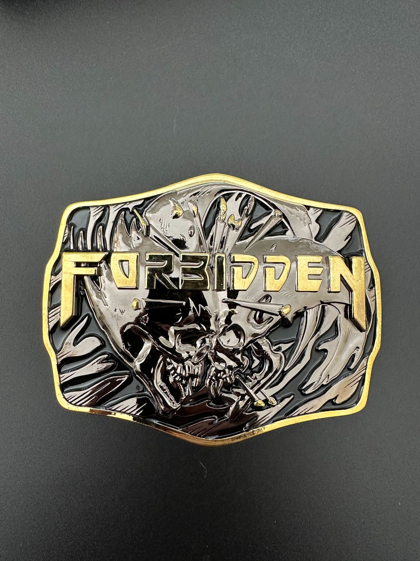 Forbidden - Forbidden Evil Belt Buckle - Through Eyes Of Glass Edition