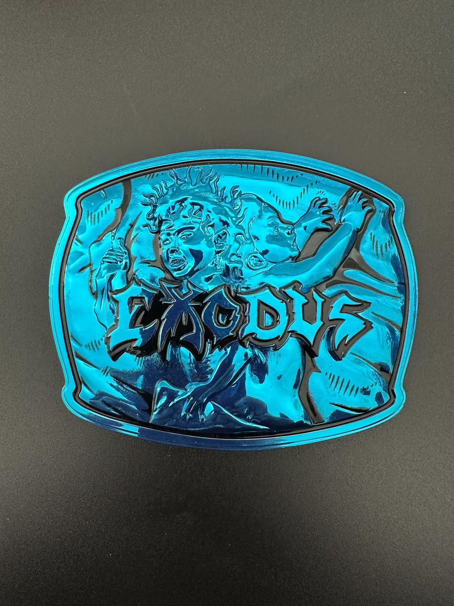 Exodus - Bonded By Blood Belt Buckle - A Lesson In Violence Edition