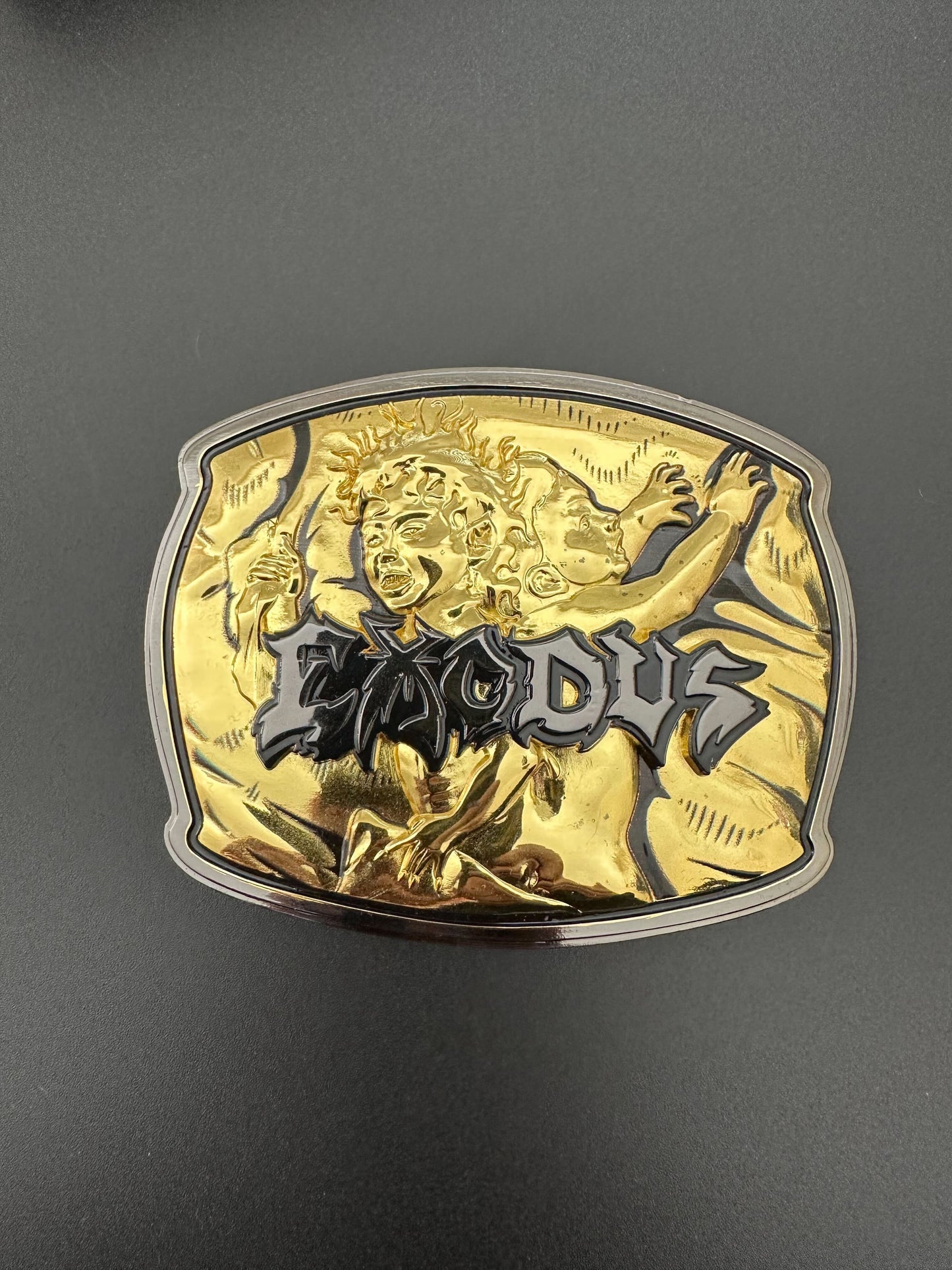 Exodus - Bonded By Blood Belt Buckle - Piranha Edition