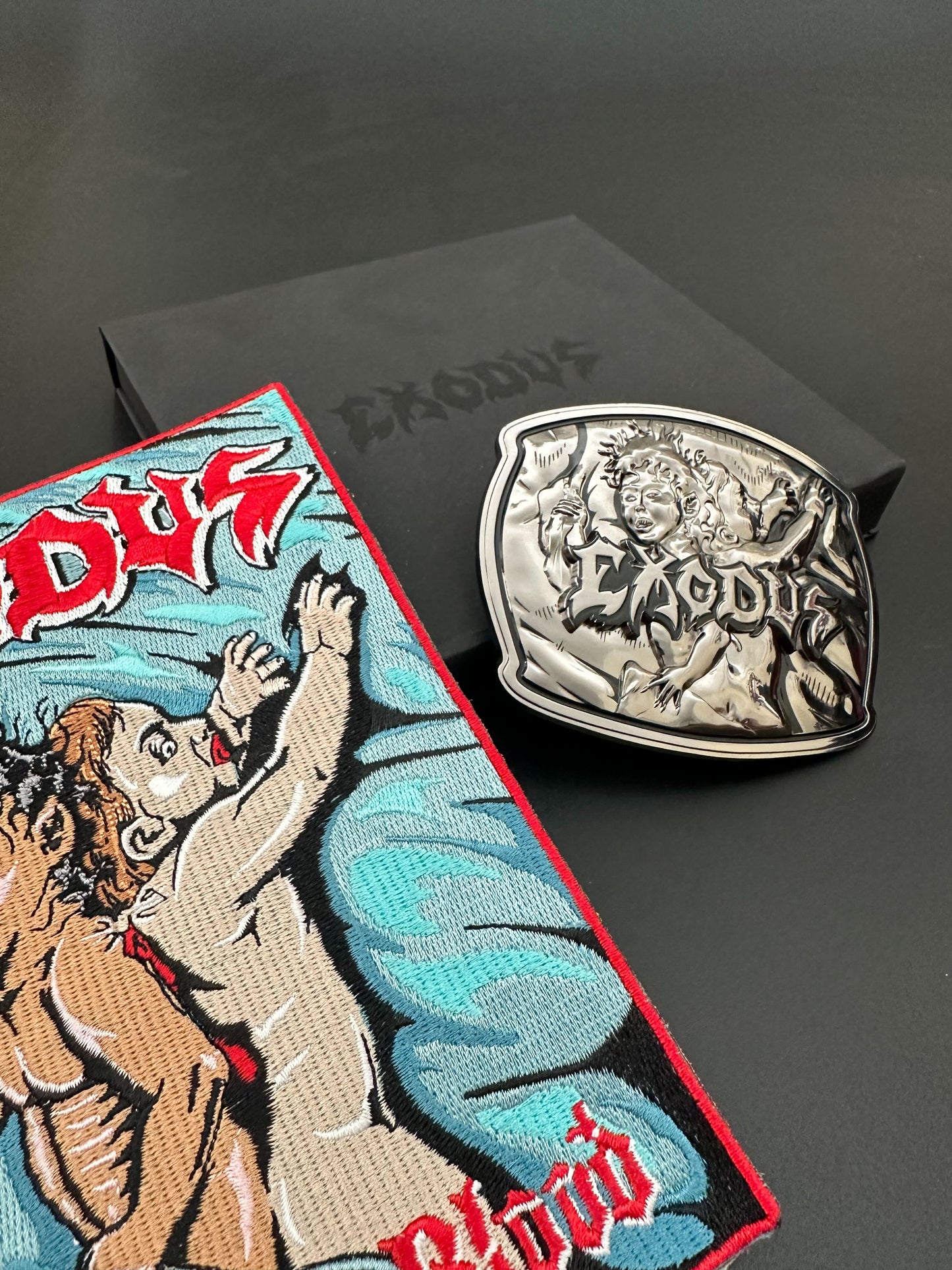 Exodus - Bonded By Blood Belt Buckle - Metal Command Edition