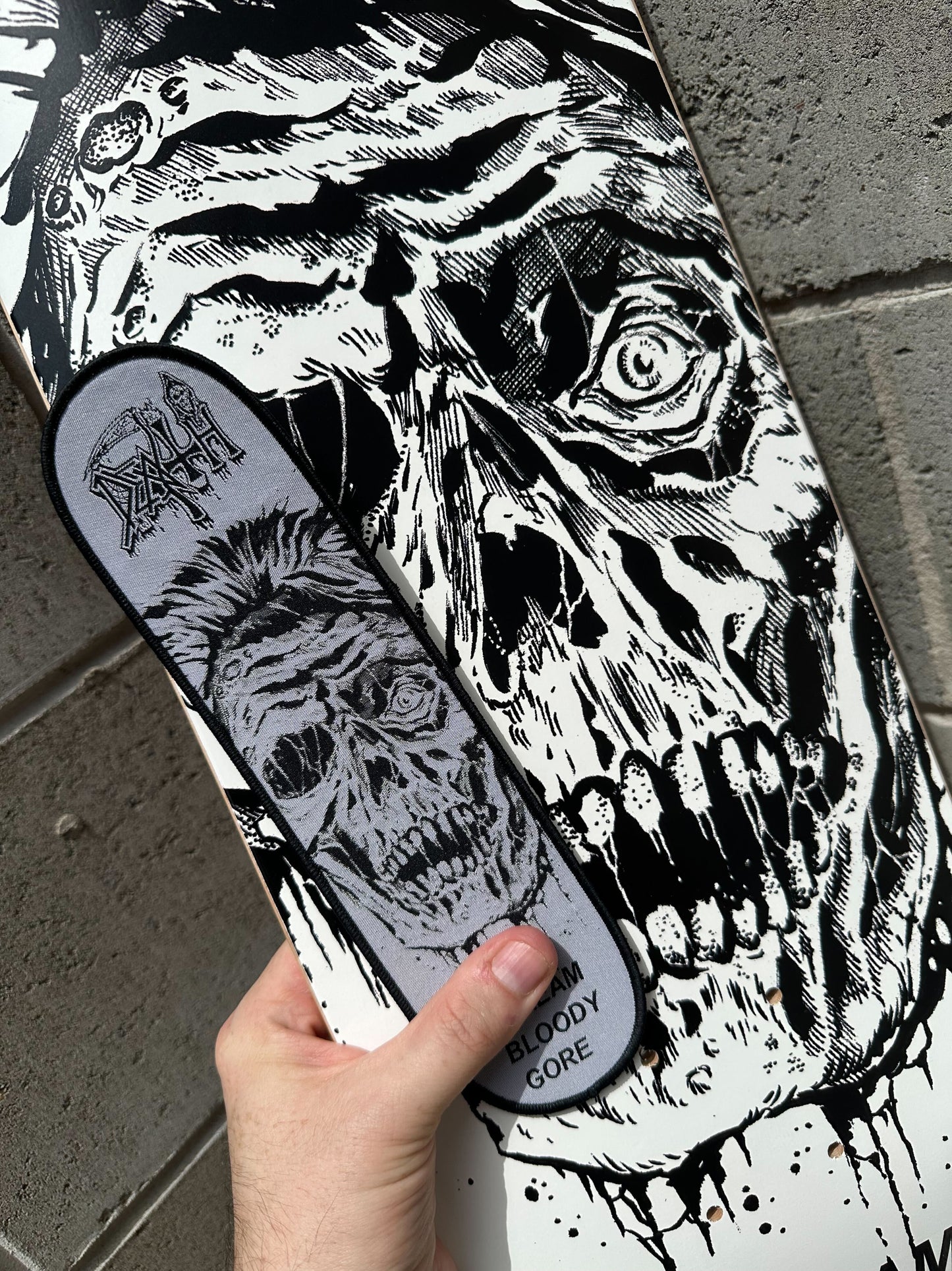 Death - Scream Bloody Gore - Riddick Skull - Skateboard