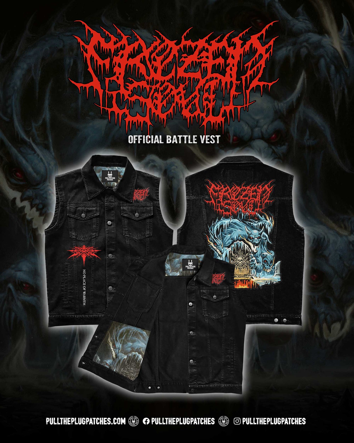 Frozen Soul - No Place of Warmth - Vest