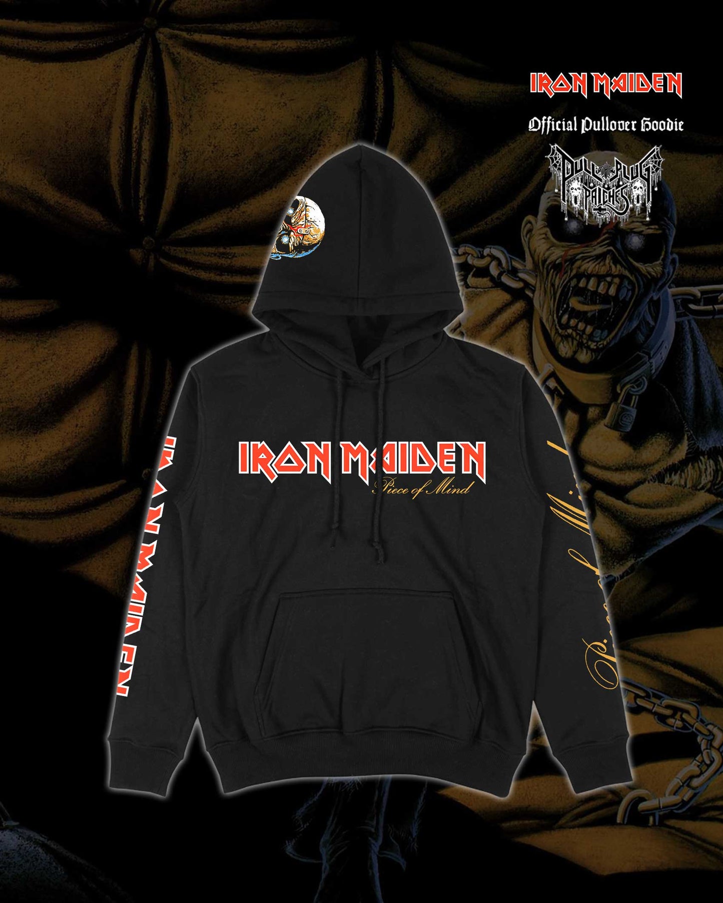 Iron Maiden - Piece Of Mind - Deluxe Pullover Hoodie