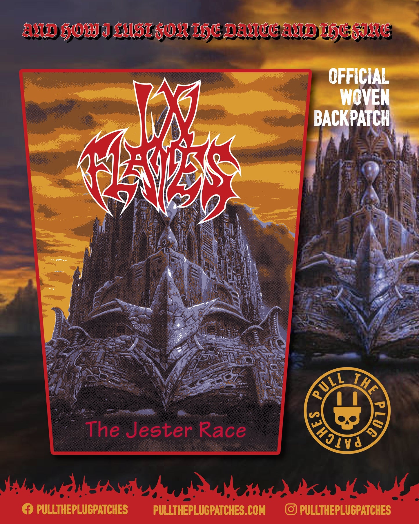 In Flames - The Jester Race - Backpatch