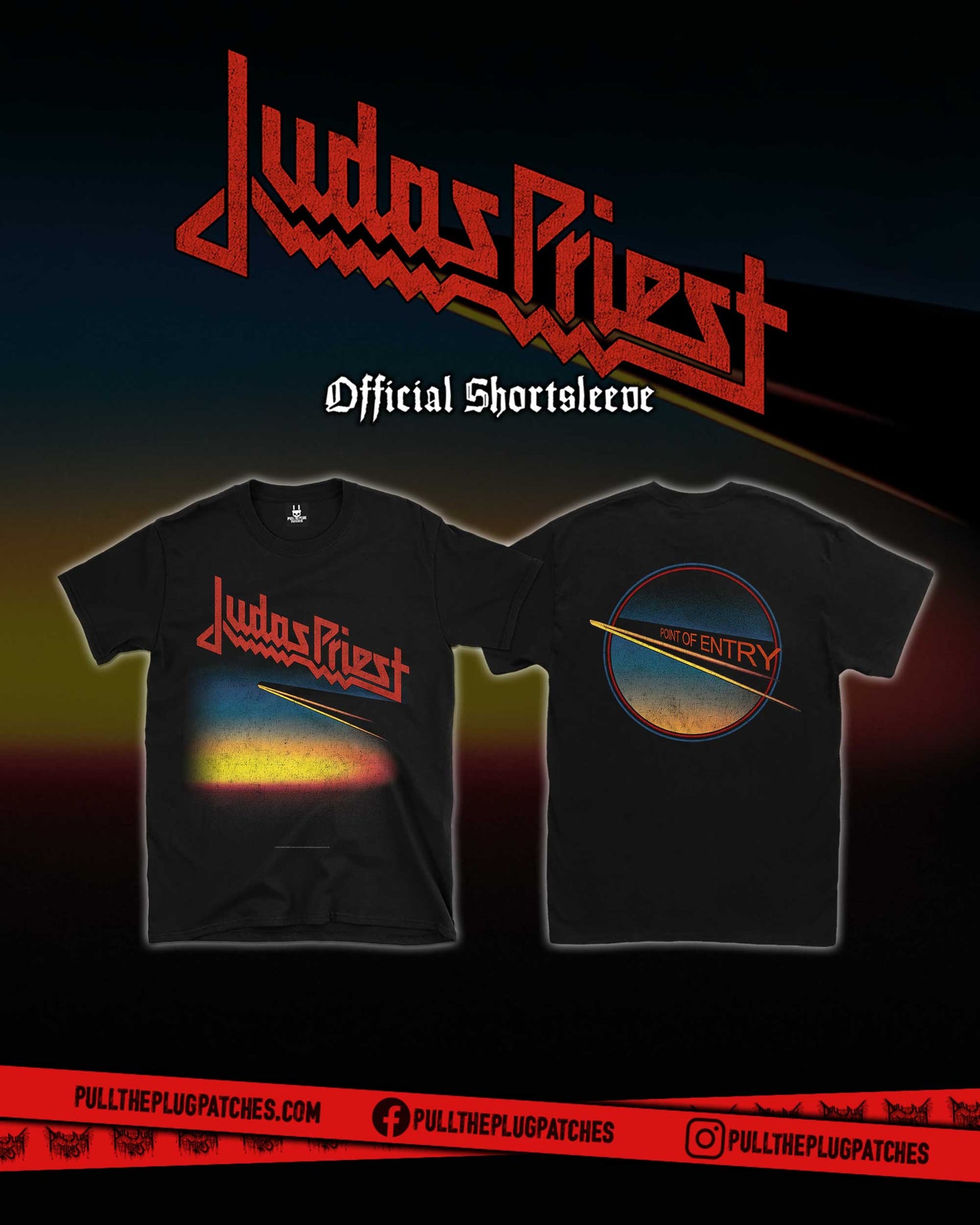 Judas Priest - Point Of Entry - Shortsleeve Shirt