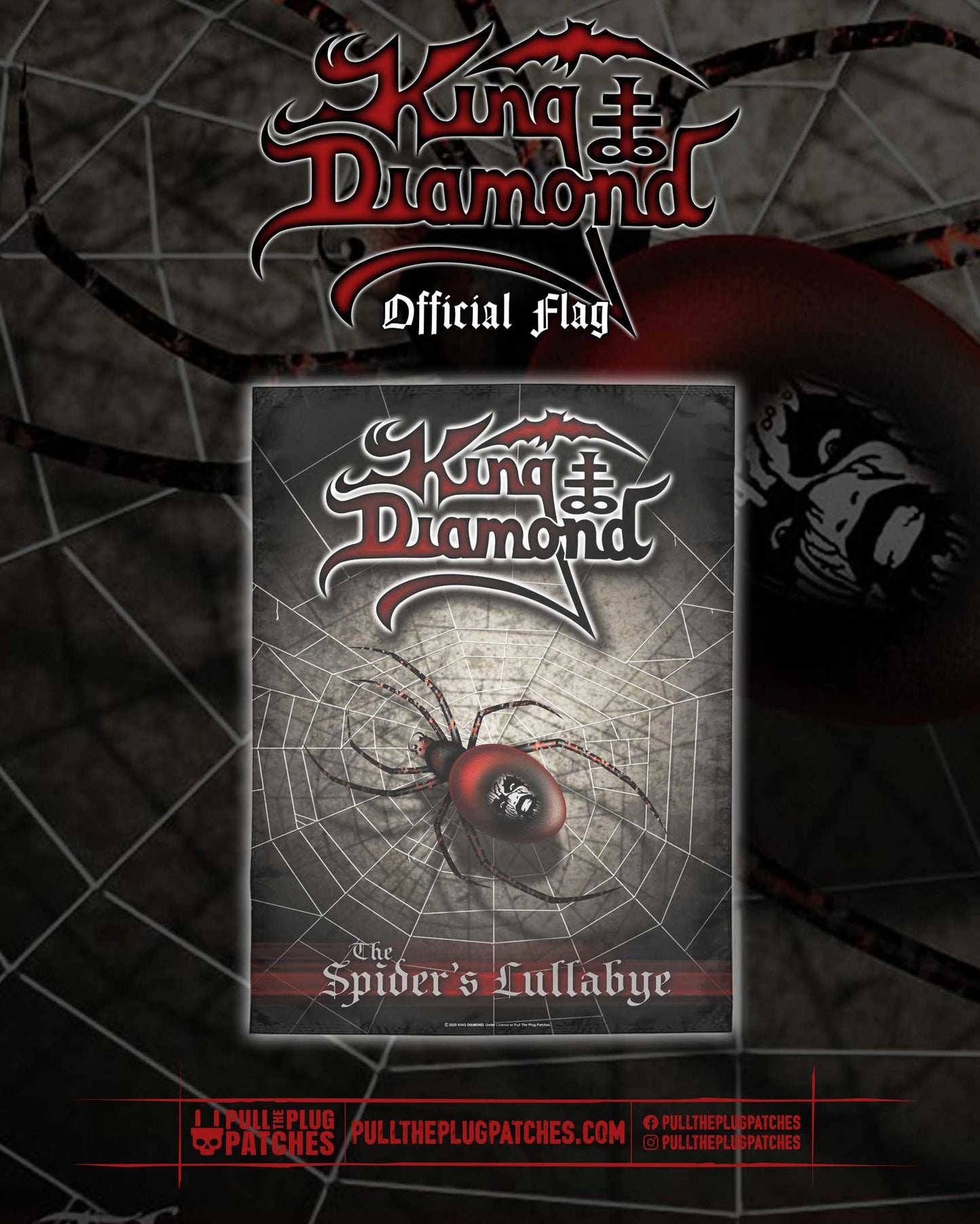 King Diamond - The Spider's Lullabye - Flag