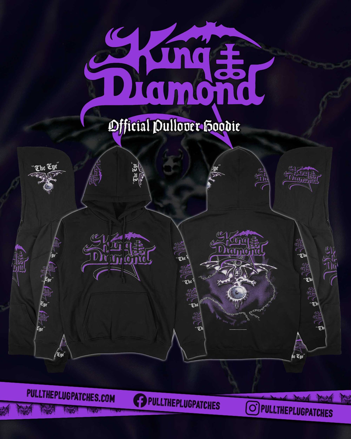 King Diamond - The Eye - Deluxe Pullover Hoodie