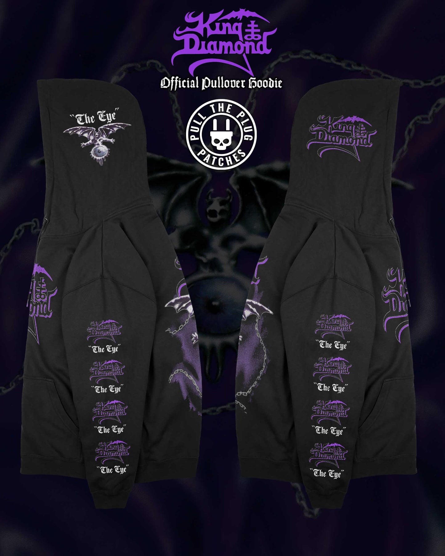 King Diamond - The Eye - Deluxe Pullover Hoodie