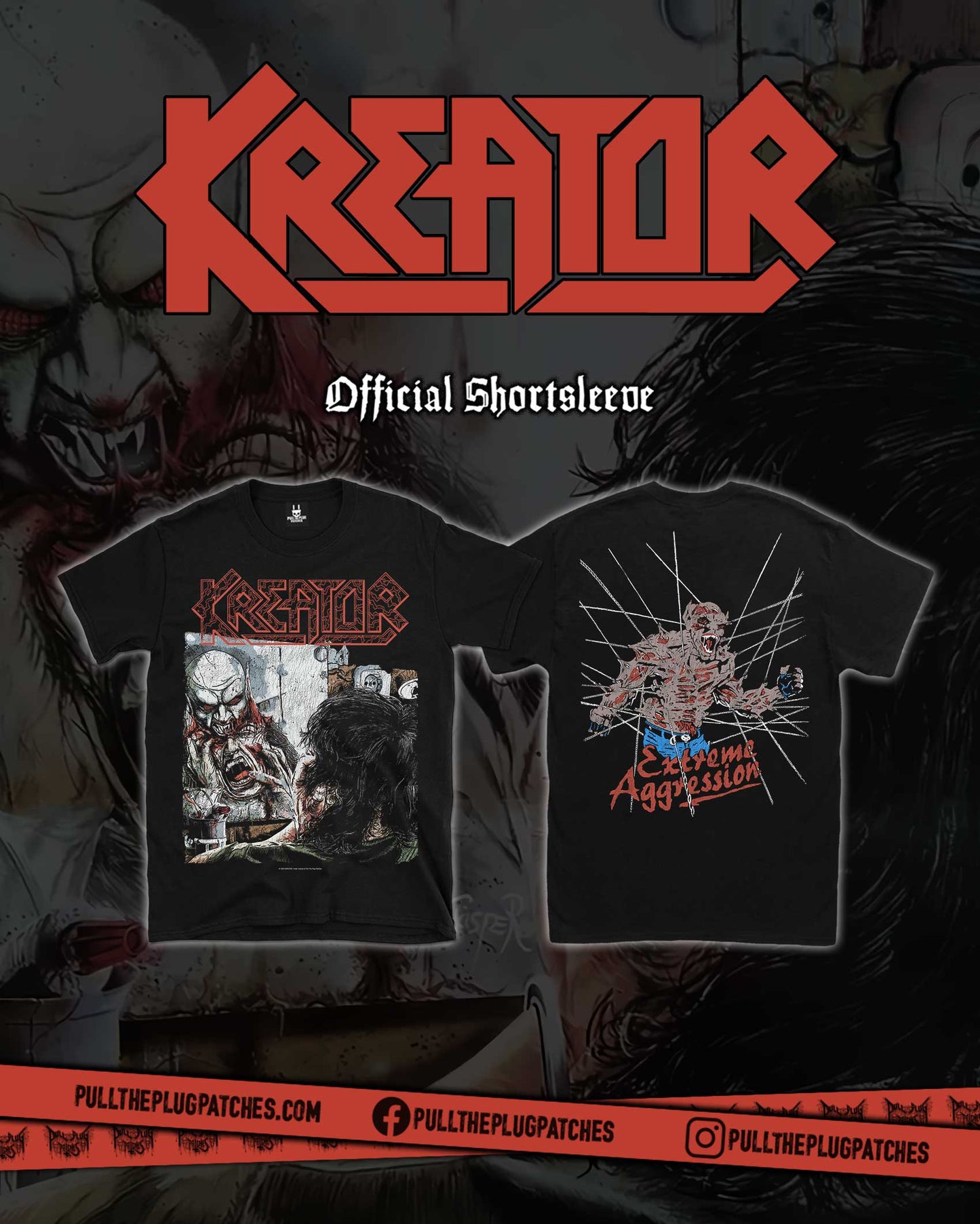 Kreator - Extreme Aggression (Original Censored Art) - Shortsleeve Shirt