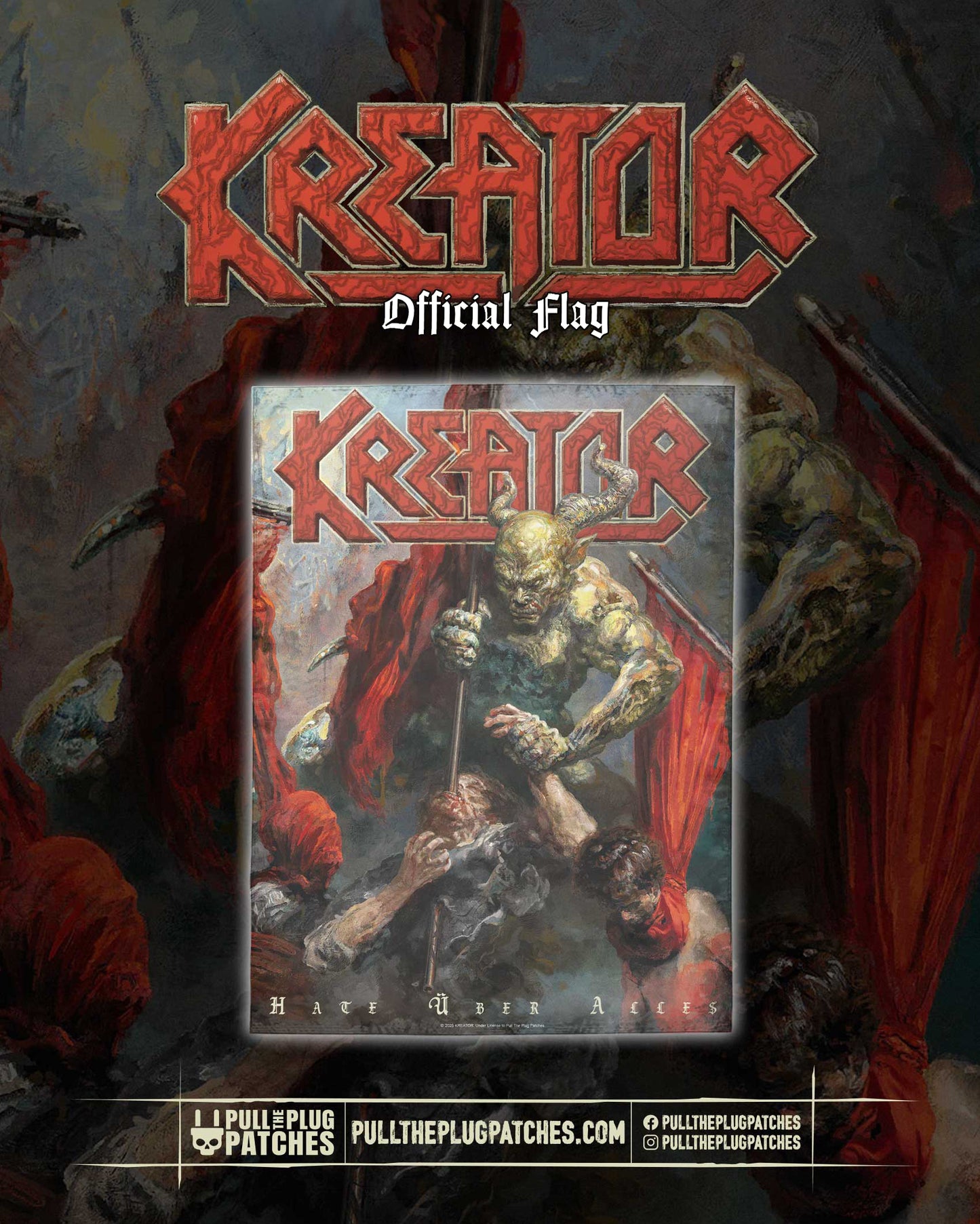 Kreator - Hate Uber Alles - Flag