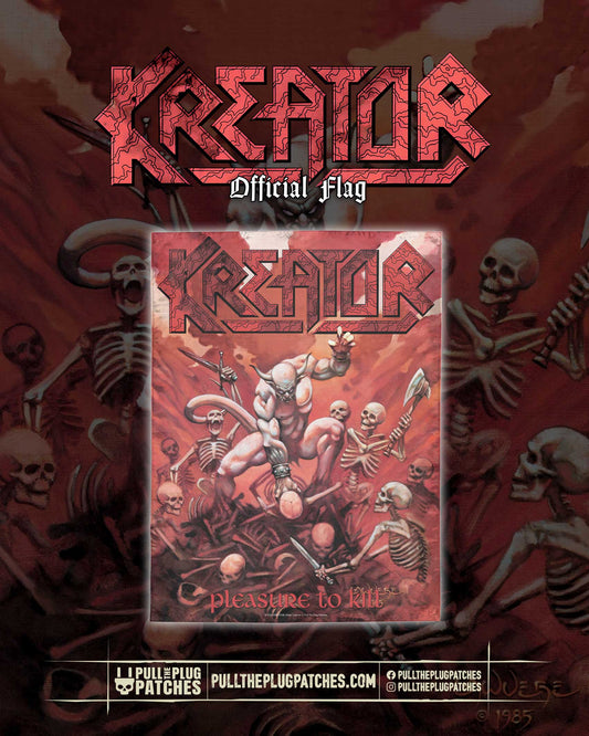 Kreator - Pleasure To Kill - Flag
