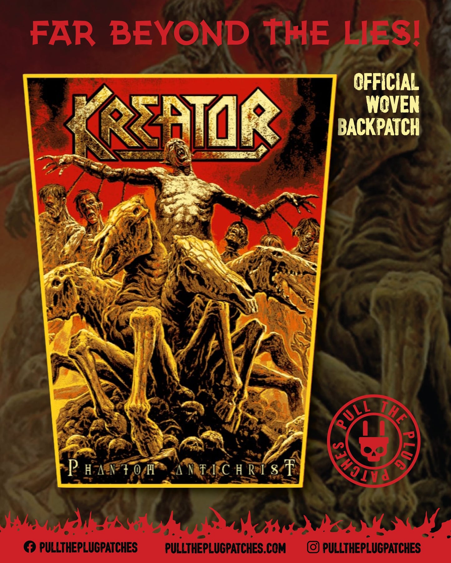 Kreator - Phantom Antichrist - Backpatch