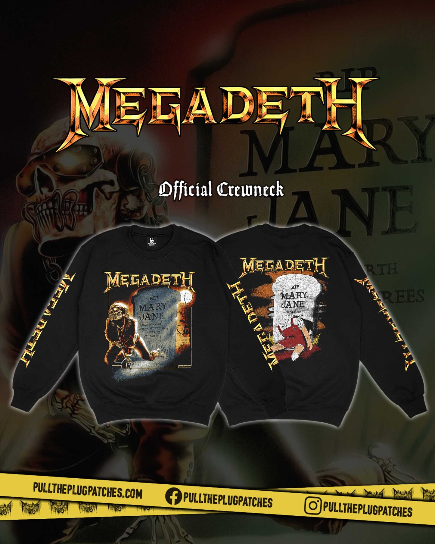Megadeth - Mary Jane - Crewneck Sweater