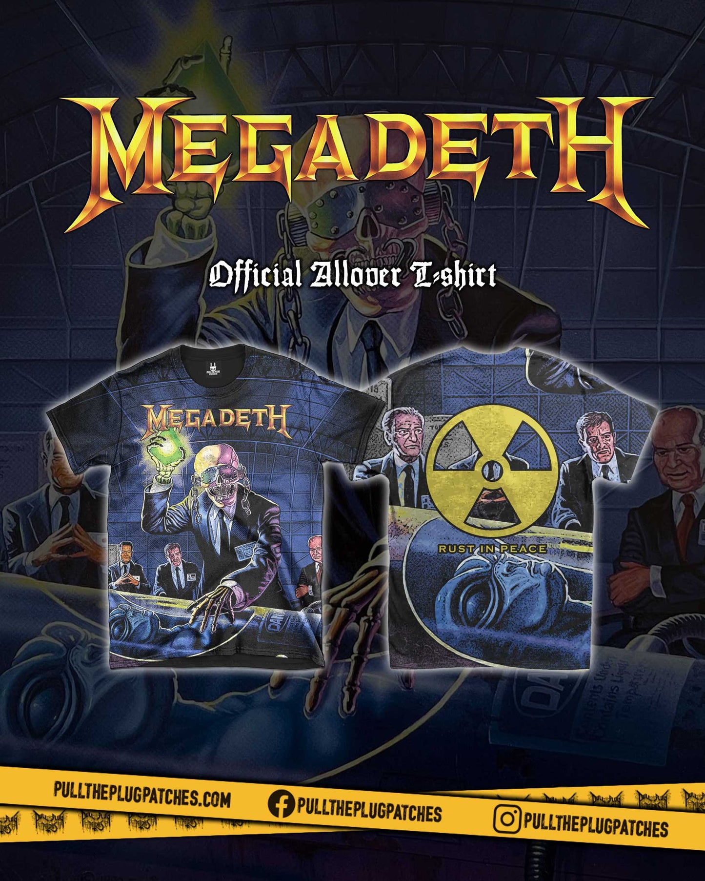 Megadeth - Rust In Peace - All-Over Shirt