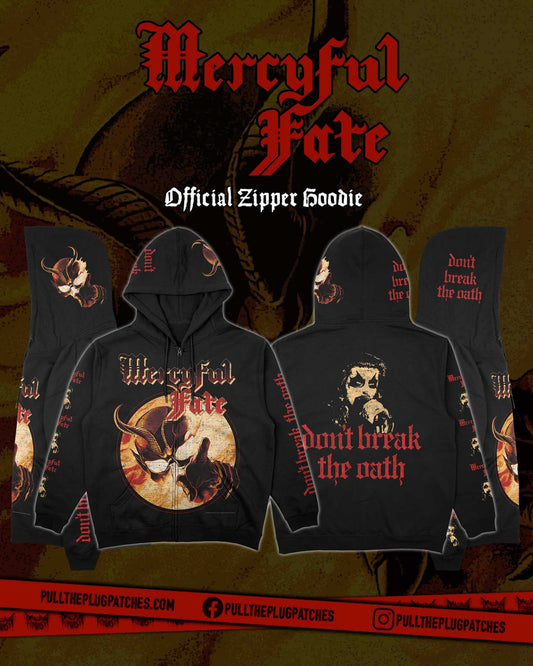 Mercyful Fate - Dont Break The Oath - Deluxe Zipper Hoodie