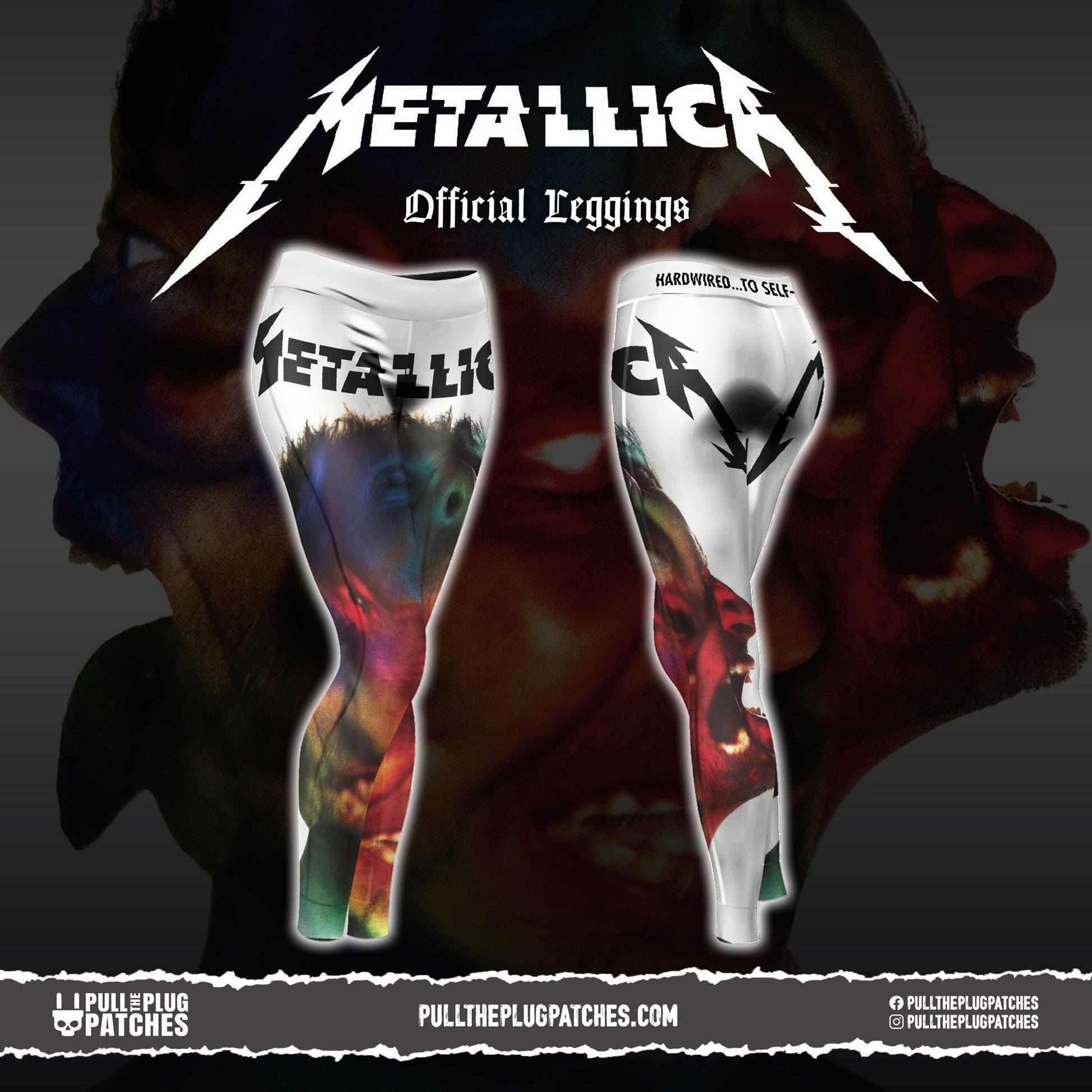 Metallica - Hardwired - Leggings – Pull The Plug Patches