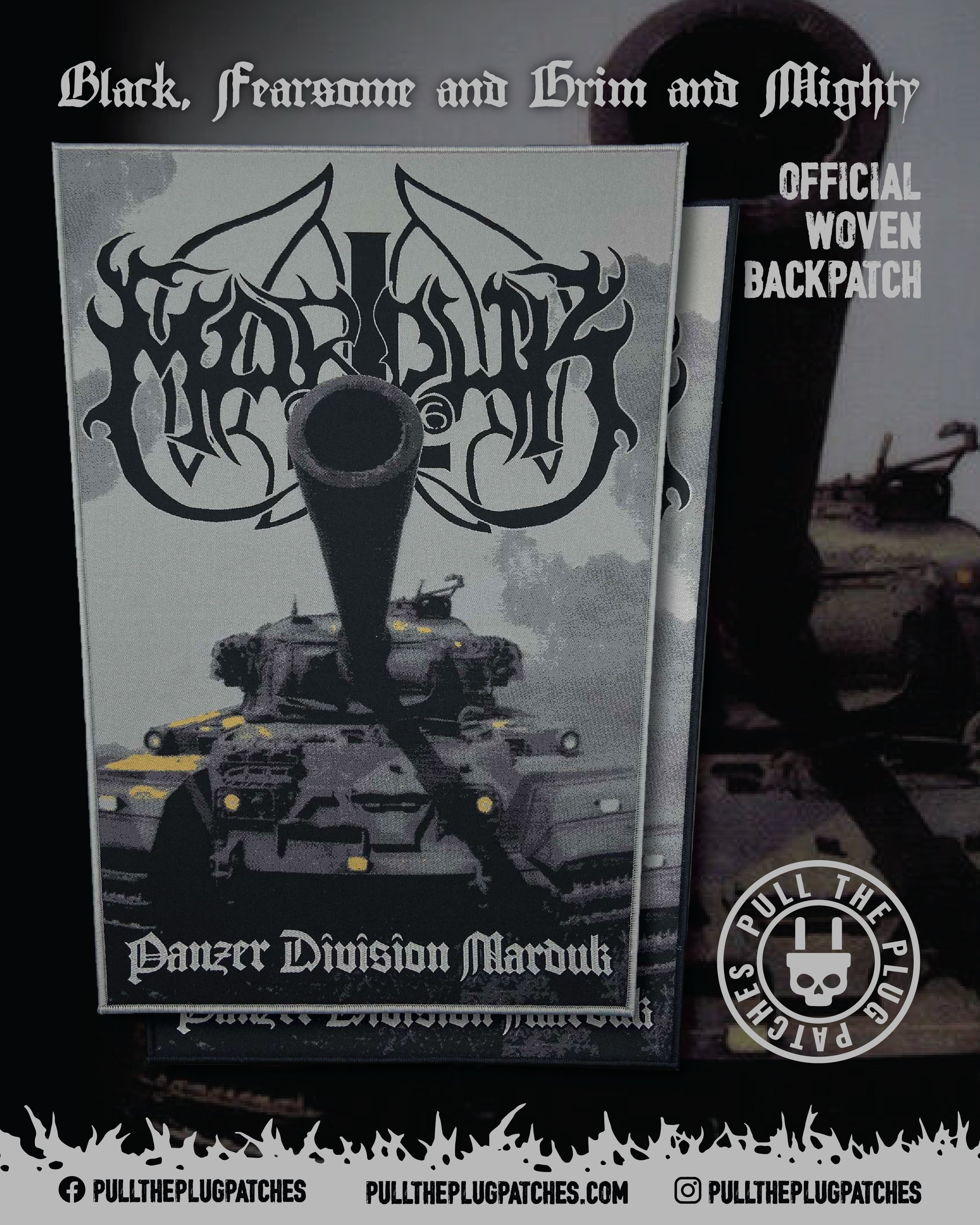 Marfork Patch Marduk - Panzer Division Marduk - Backpatch – Pull The Plug Patches