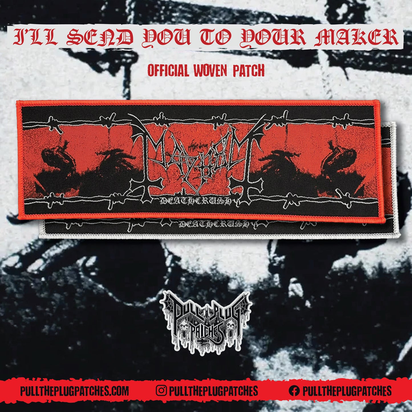 Mayhem - Deathcrush - Strip Patch