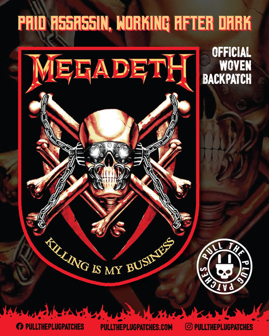 Megadeth - Killing Is My Business... and Business Is Good! - Backpatch